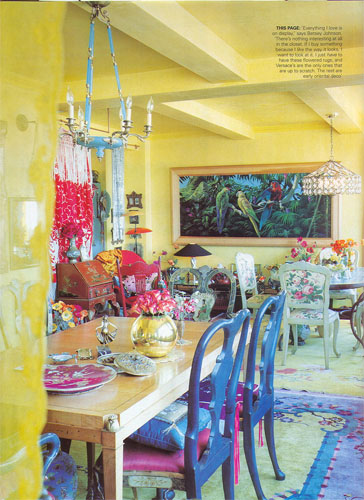 Betsey Johnson's apartment Betsey Johnson's apartment