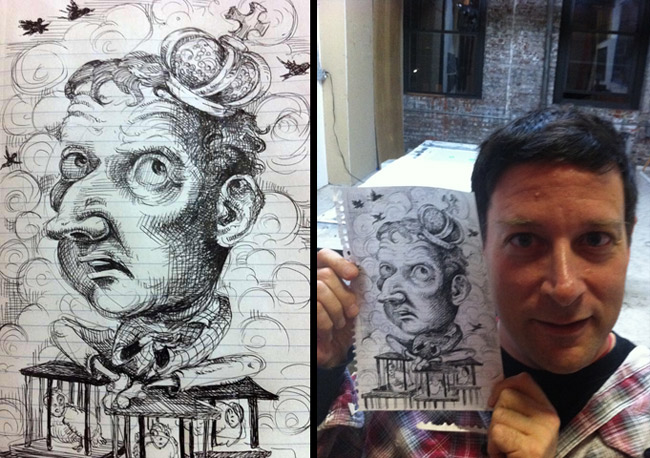 Josh Harris by Molly Crabapple Josh Harris by Molly Crabapple